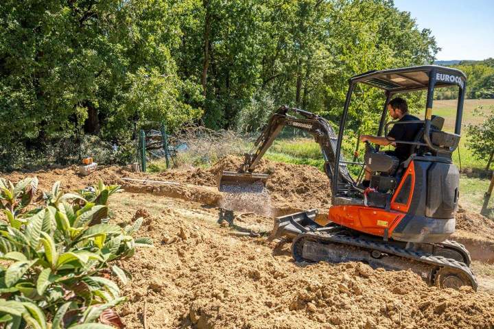 Travaux de terrassement à Villeneuve-sur-Lot